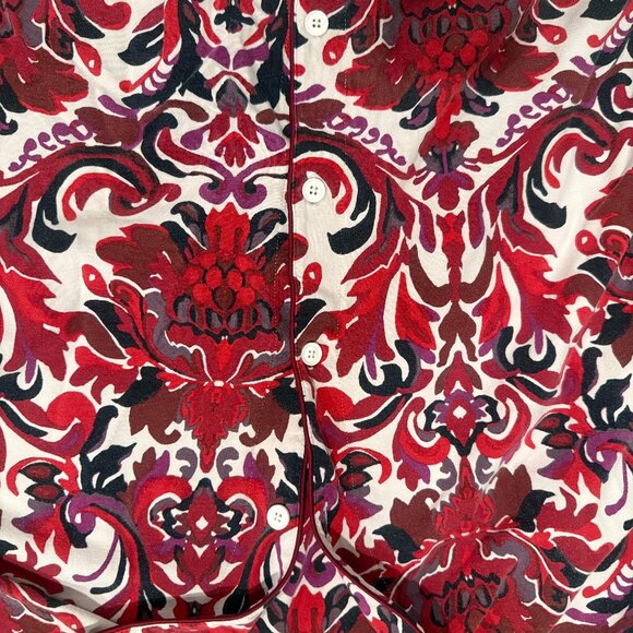 Soma Cool Nights Pajama Set with Notched Collar Top - Picture 5 of 7